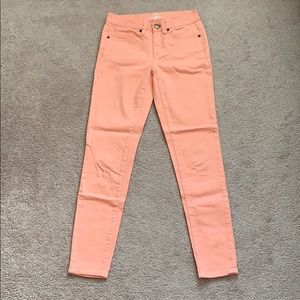 Bluenotes Coral Cropped Skinny Jean